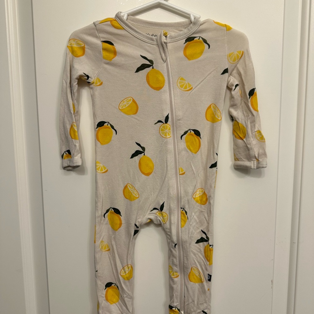 Kyte BABY Lemon Pattern Kids Pajamas